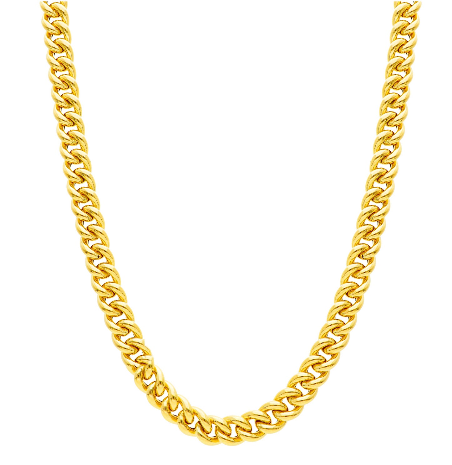 Lynx Aria Aleph - 18kt Yellow Gold Cuban Chain Necklace