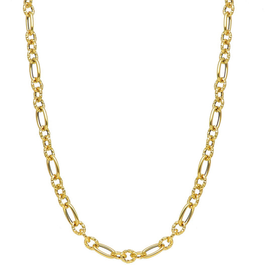 Ariel -  18kt Yellow Gold Variant Chain Necklace