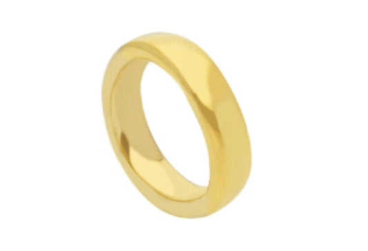 Orb - 18kt Yellow Gold Maxi Gloss Tube Ring