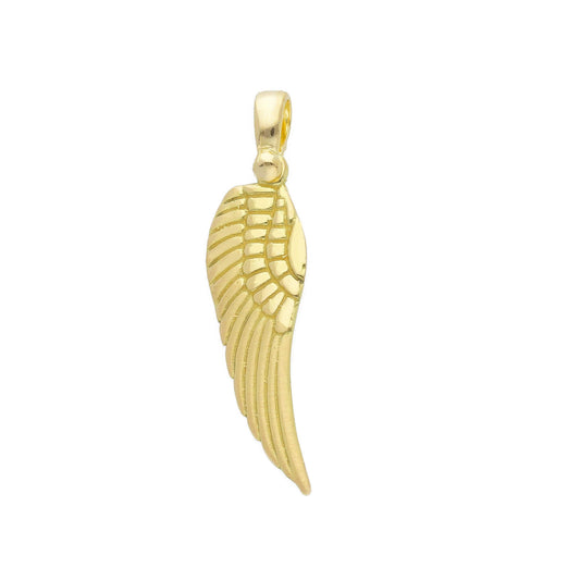 Emunah - 18kt Yellow Gold Wing of Hope Charm