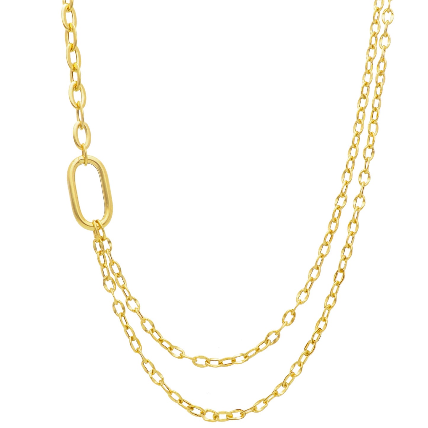 Ariel - Multi Link 18kt Yellow Gold Necklace