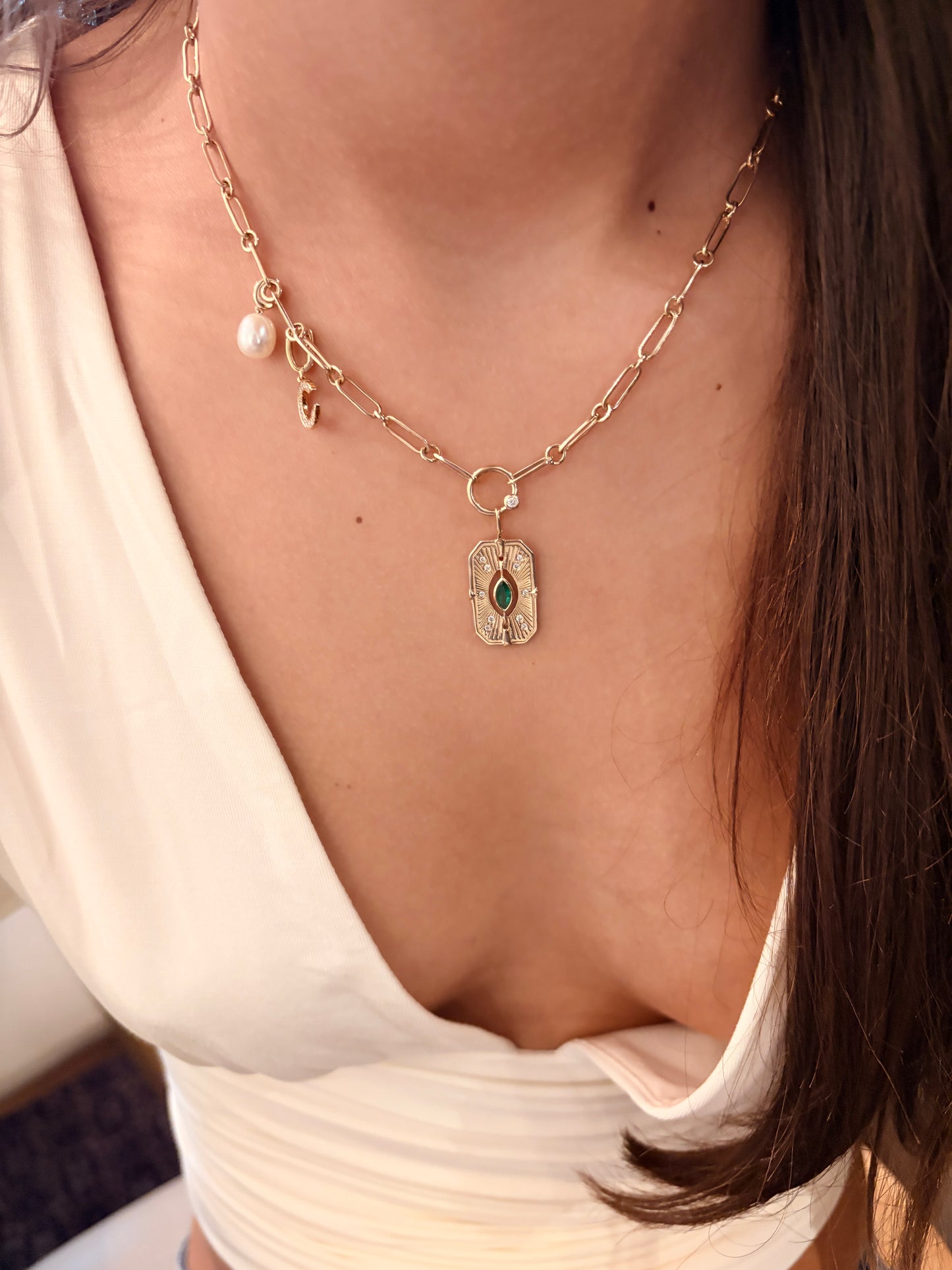 Pearl Petite - 14k Pearl Charm