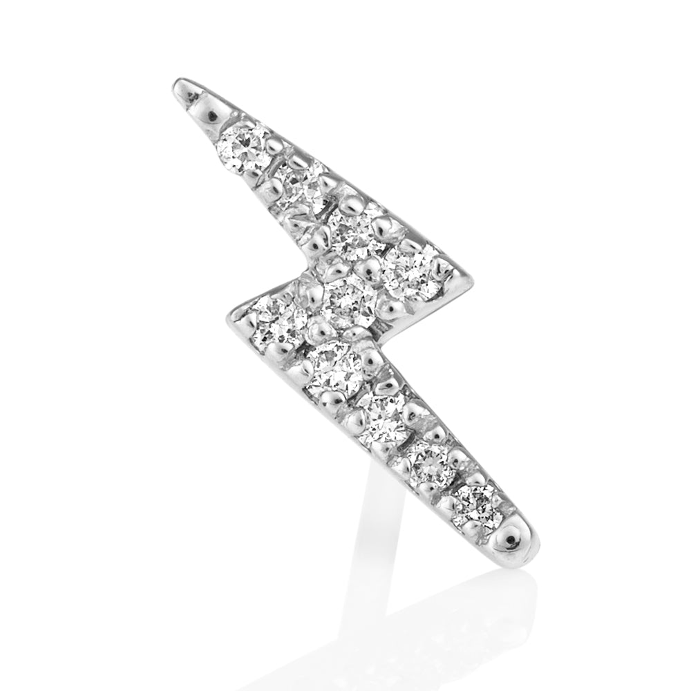 18kt White Gold Flash with Diamonds