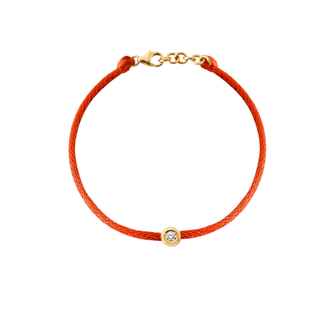 I AM BRACELETS - 18kt Yellow Gold with Brilliant Cut Diamond