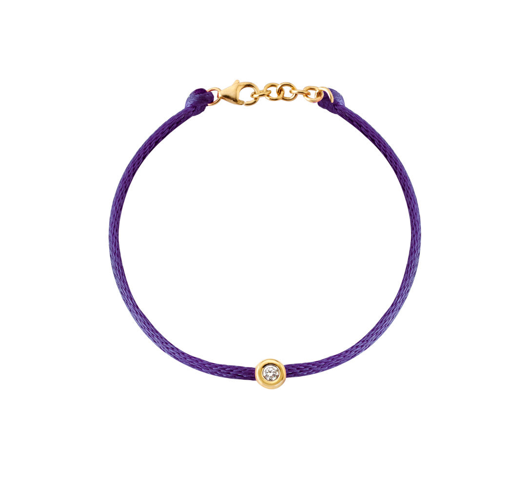 I AM BRACELETS - 18kt Yellow Gold with Brilliant Cut Diamond