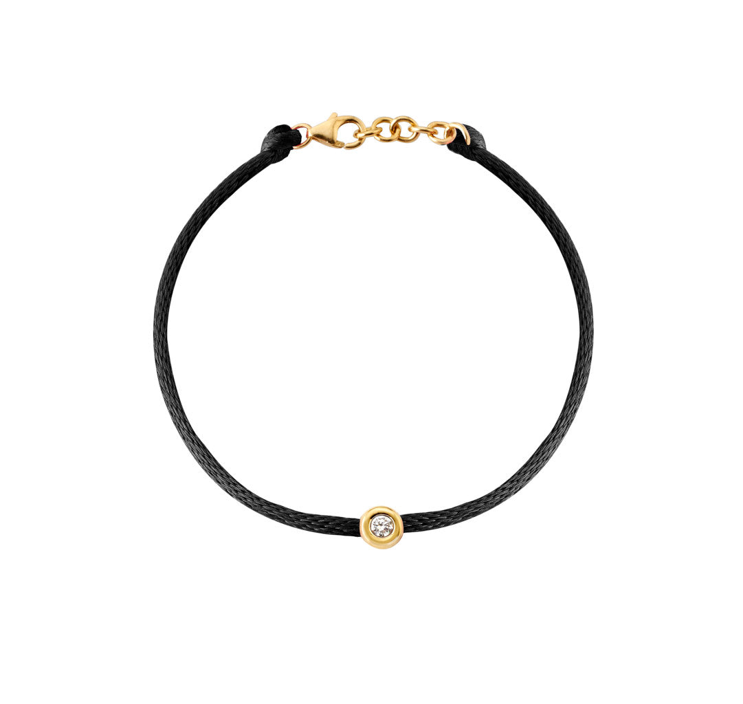 I AM BRACELETS - 18kt Yellow Gold with Brilliant Cut Diamond