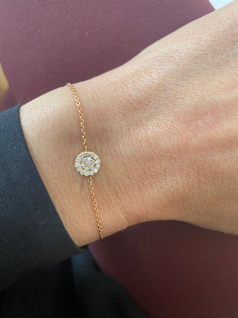 18kt rose shop gold bracelet