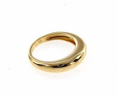 Pompei - Midi Gloss Gold Dome Ring