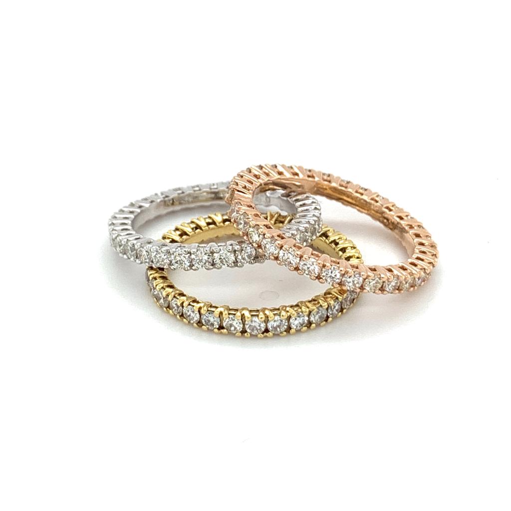 Eve - 18kt Rose Gold Diamond Eternity Ring