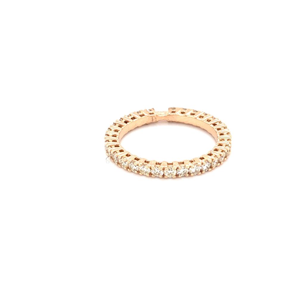 Eve - 18kt Rose Gold Diamond Eternity Ring