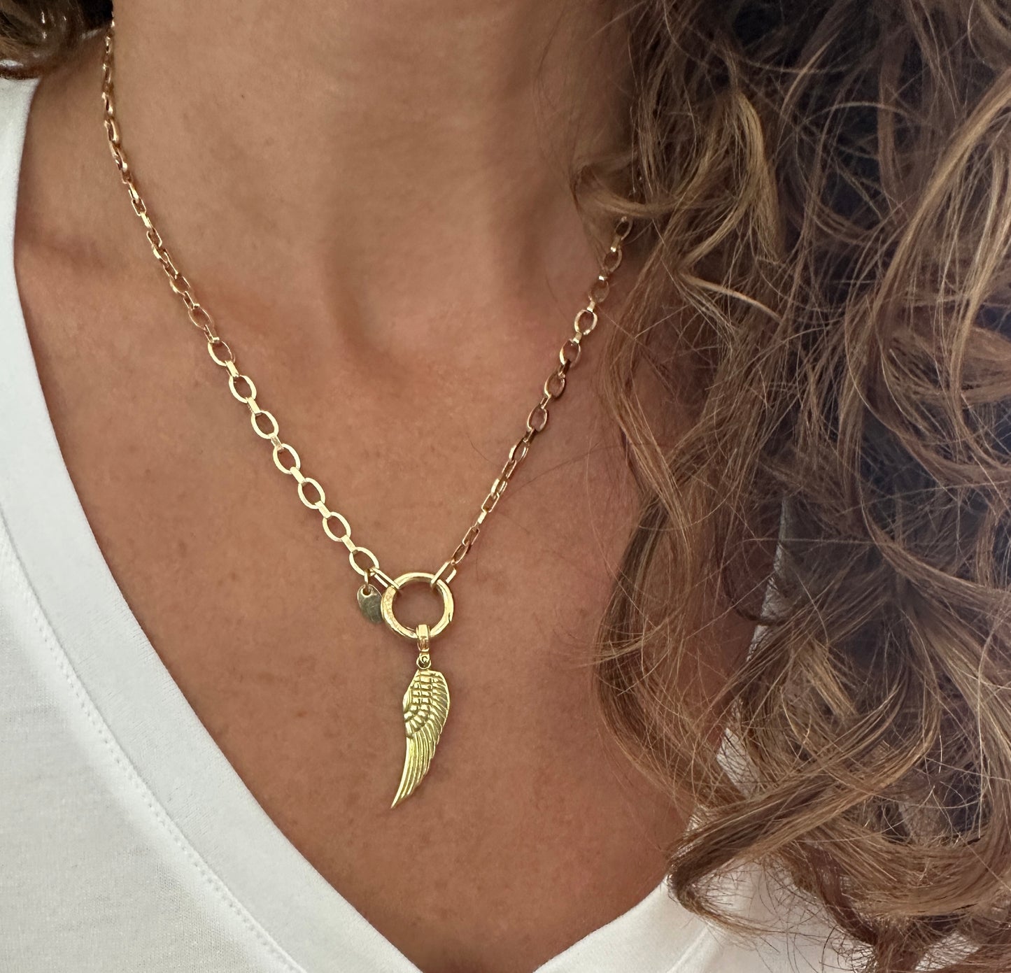 Ariel Clasp Chain- 18kt Yellow Gold Necklace