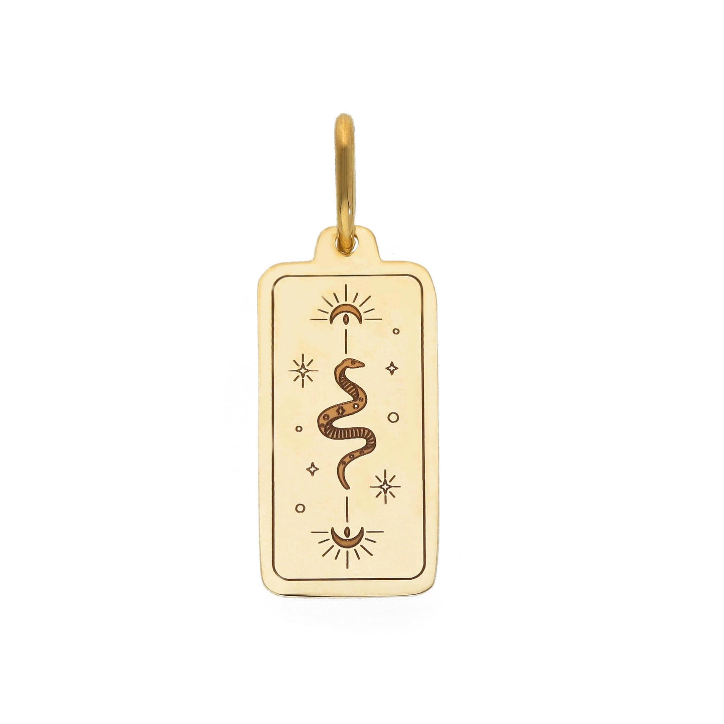 Emunah - 18kt Yellow Gold Snake Charm