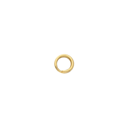 Key Ring - 18kt Yellow Gold 6mm