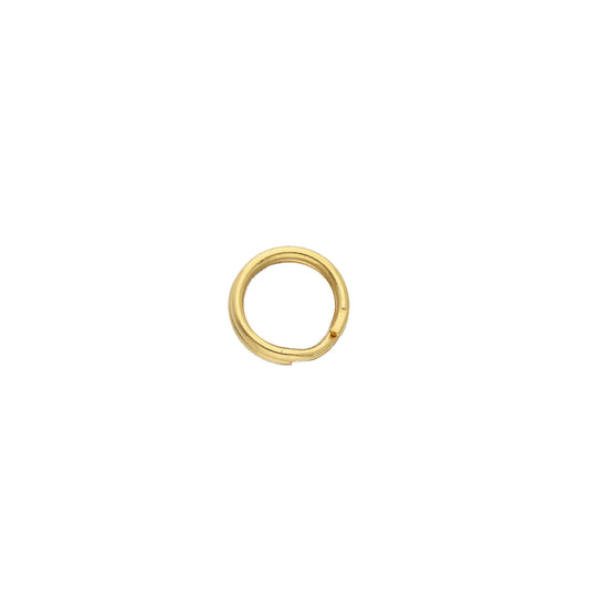 Key Ring - 18kt Yellow Gold 8mm