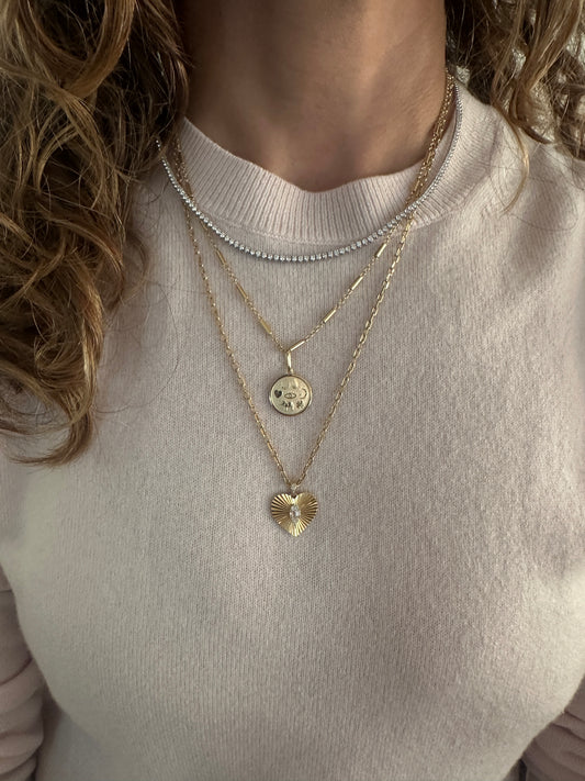 Tube Chain - 18kt Yellow Gold Necklace