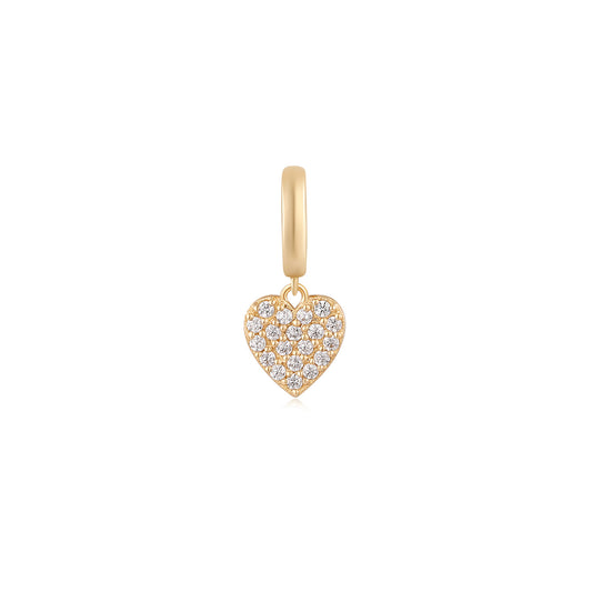 Hearts on Fire  - 14k Petite Diamond Heart Charm