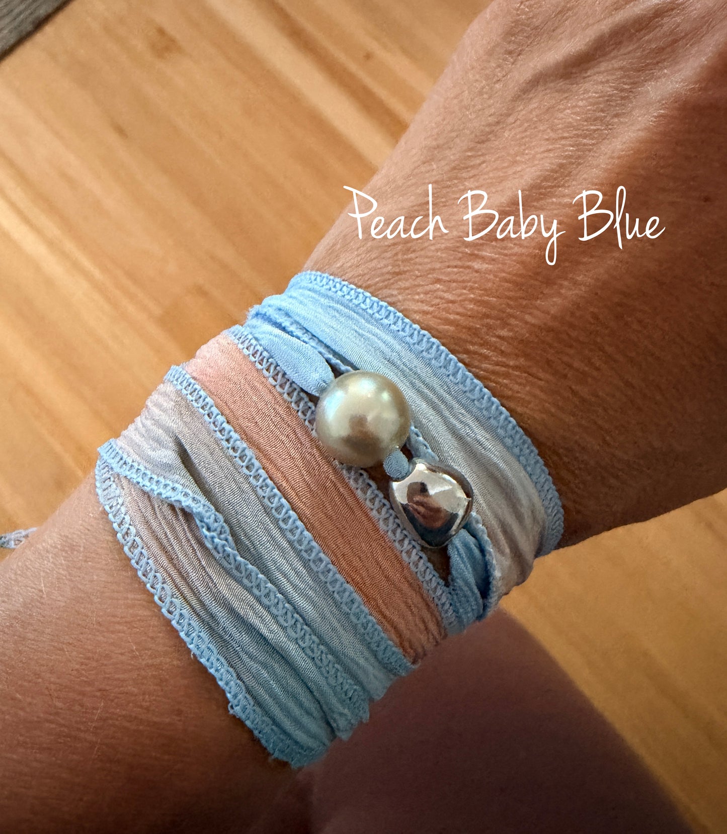 Moana - Tahitian Pearl on Silk Ribbon