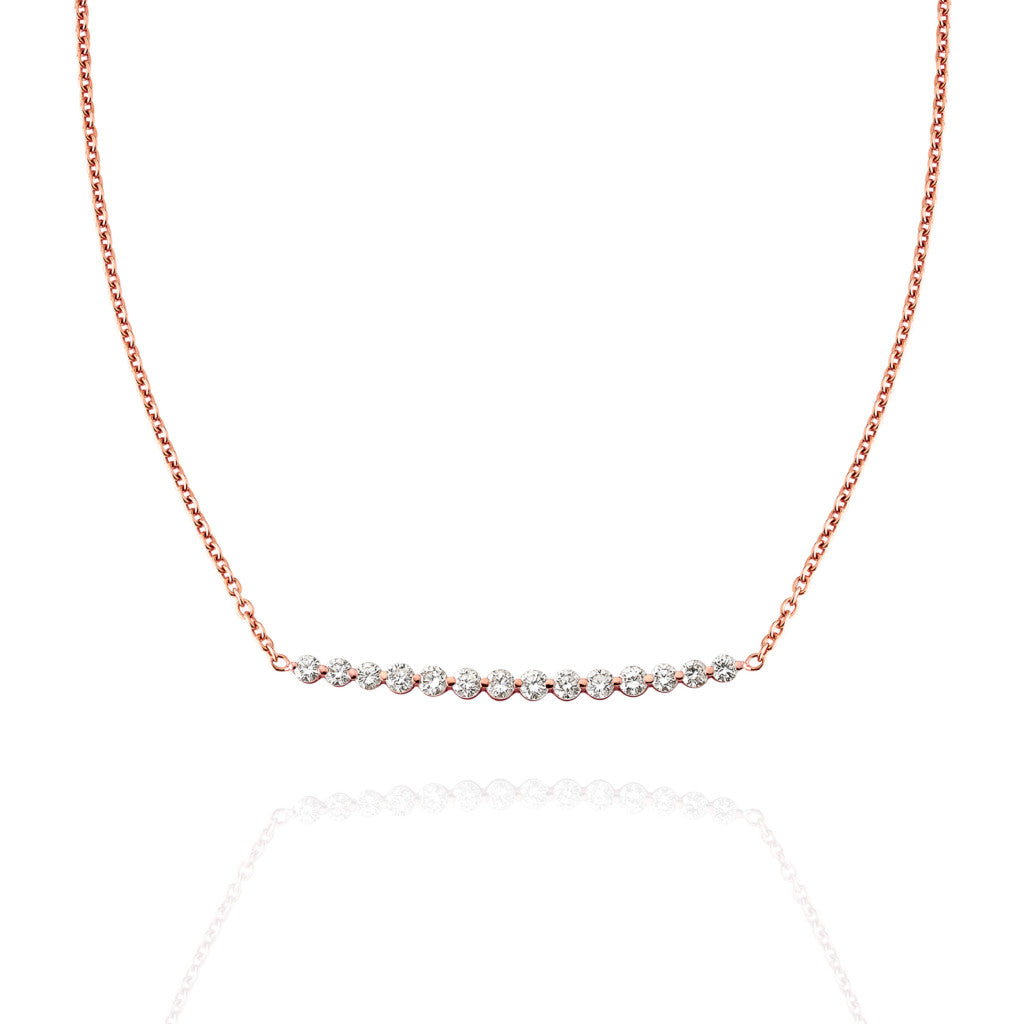 46 1/3 Carat Cubic Zirconia Sterling Silver Tennis Necklace | Ice Jewellery  Australia