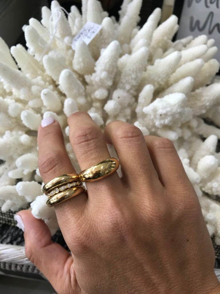 Gold Eternity Band Ring. Stackable Rings. Gold Stacking Rings. Gold Ring  Set. Wedding Bands. Wedding Ring Set. Luxury Gold Wedding Bands. - Etsy  Australia