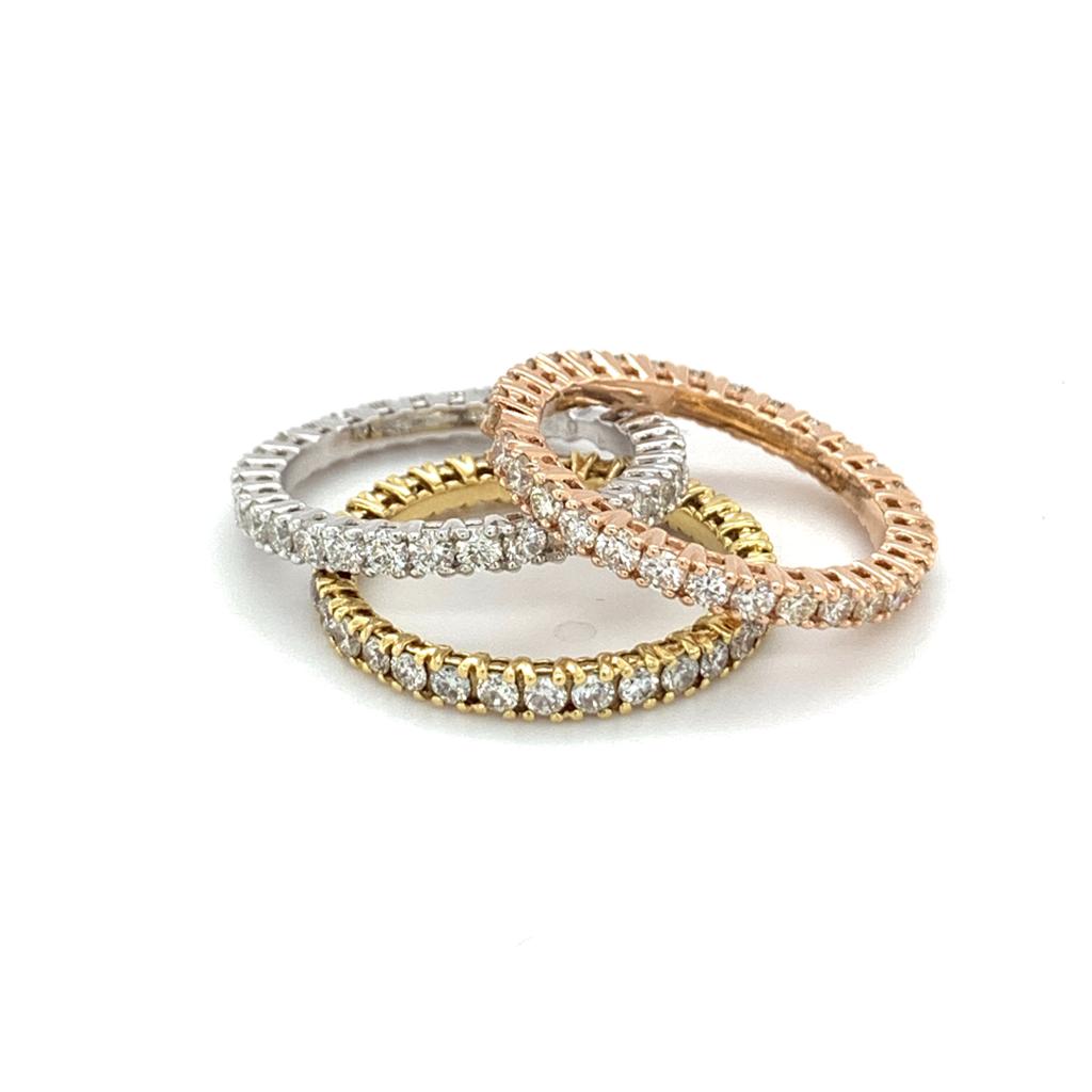 Eve - 18kt White Gold Diamond Eternity Ring
